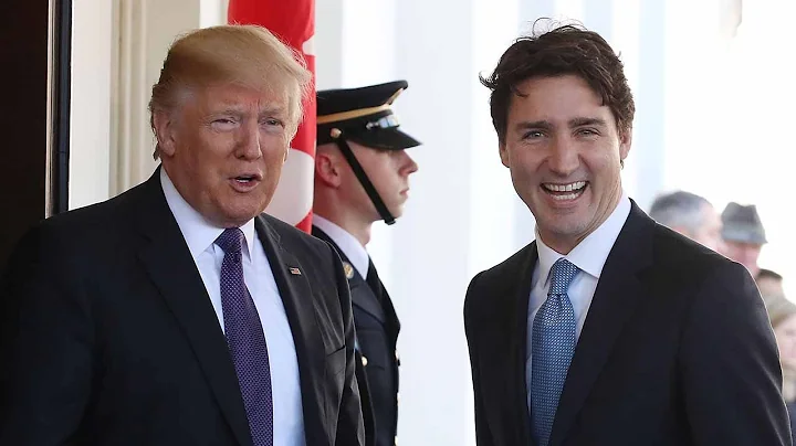 US President Trump, Canadian PM Trudeau offer different views on border security