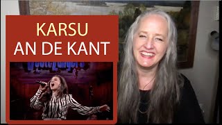 Voice Teacher Reaction to Karsu - An de kant | Beste Zangers 2021