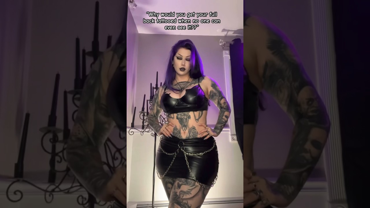 I’m pretty bad at charades but can u guess my reason??? 🤔😂 #tattoos