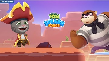 Pirate Tom Rescue Cute Friends | Talking Tom Splash Force - Gameplay Walkthrough Part 9