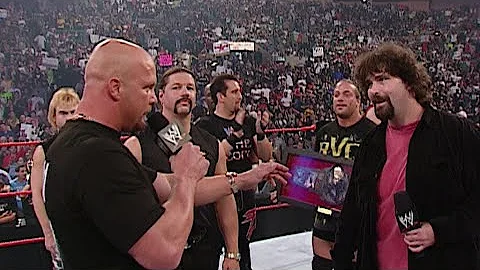 Randy Orton attacks Mick Foley: Raw, June 23, 2003