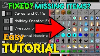 ✓How To Fix Missing Items On Inventory when using a Addon