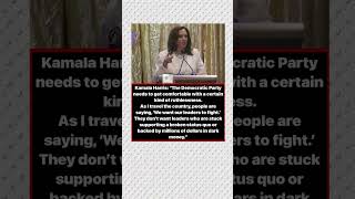 Harris urges Democrats to fight corruption boldly, reject injustice and defend people’s power today.