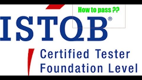 How to pass ISTQB CTFL foundation level exam - trick