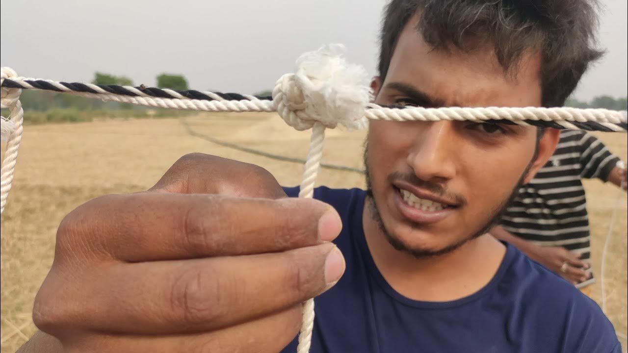 volleyball ka net kaise banaen YouTube