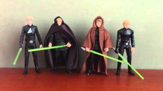 Luke Skywalker RotJ Jedi Knight Star Wars Hasbro Force Link 3.75" 5POA complete