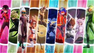 MIRACULOUS | 💫 ALL TRANSFORMATIONS - Season 6 🐞 | Tales of Ladybug and Cat Noir