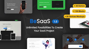BeSaaS - Responsive Bootstrap SaaS, Software & WebApp Template | Themeforest Website Templates and