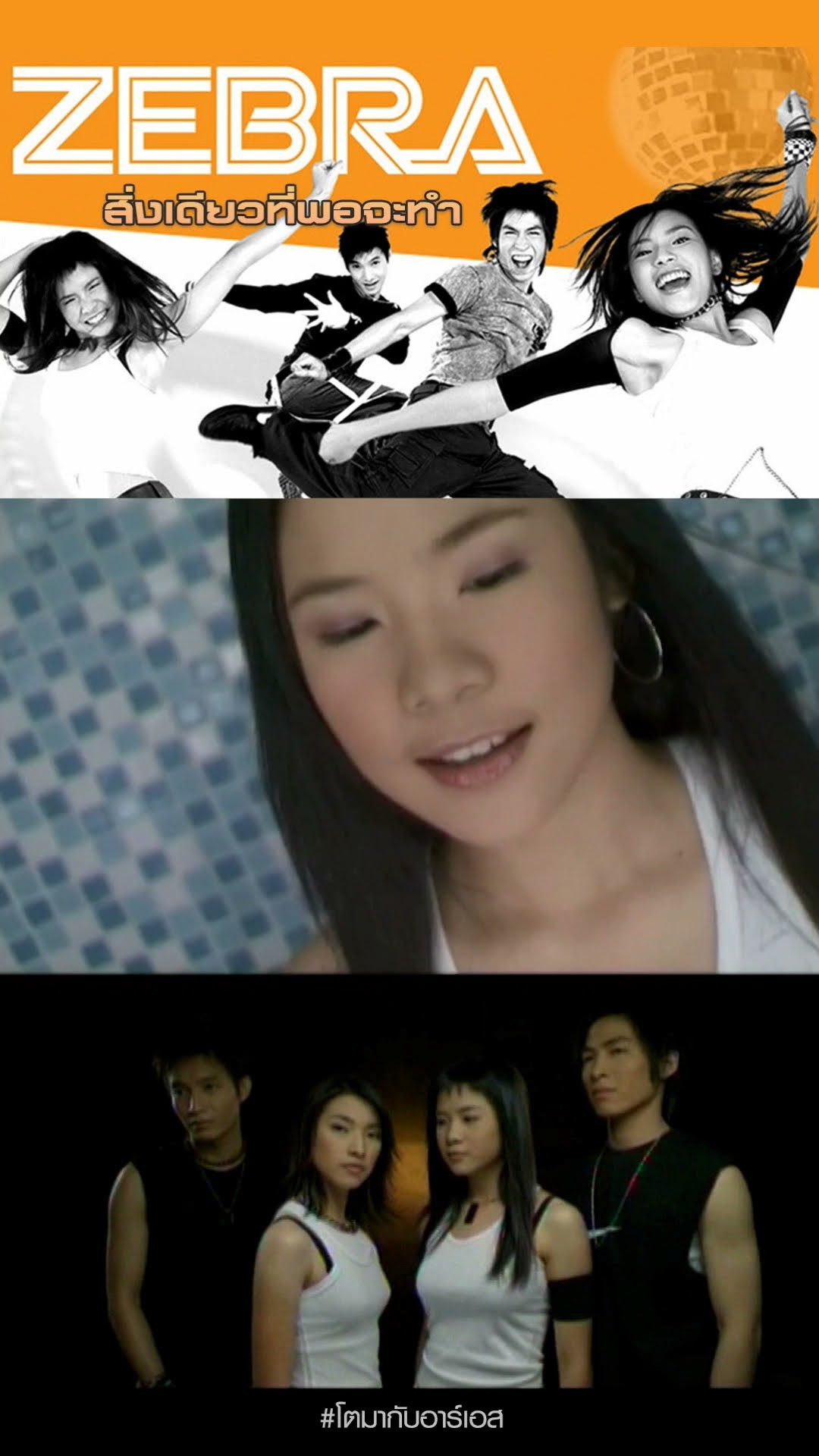 #สิ่งเดียวที่พอจะทำ ทำเหมือนไม่มีอะไร.. #zebra #rsmusic #โตมากับอาร์เอส