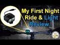 NIGHT RIDE AND BIKE LIGHT UNBOX