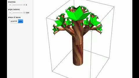 Tree Fractal in 3D