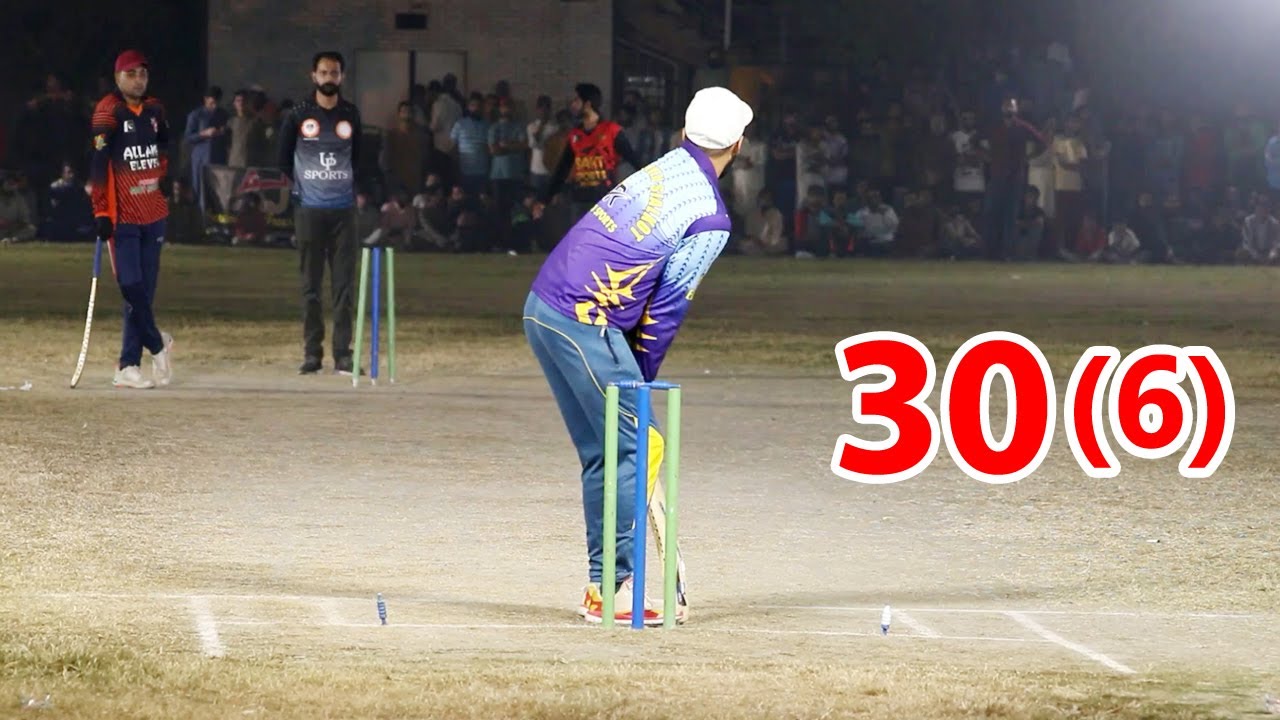 BIG MATCH 30 Runs Needed in Last 6 Balls Best Match In Cricket History ...
