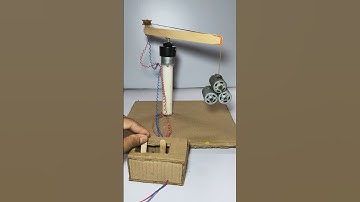 360° Rotating Crane #project #dcmotor #tech