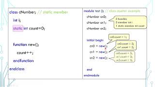 SystemVerilog Tutorial in 5 Minutes - 12a Class Members Attribute