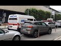 Macedonian Ambulance Driving Through Heavy Traffic in Skopje - Итна Медицинска Помош  Заглавена