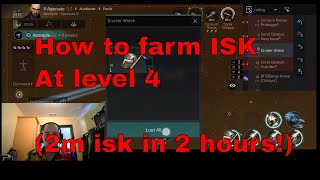 How to farm ISK at level 4, EVE Echoes! Earn more than 1 mil isk per hour!