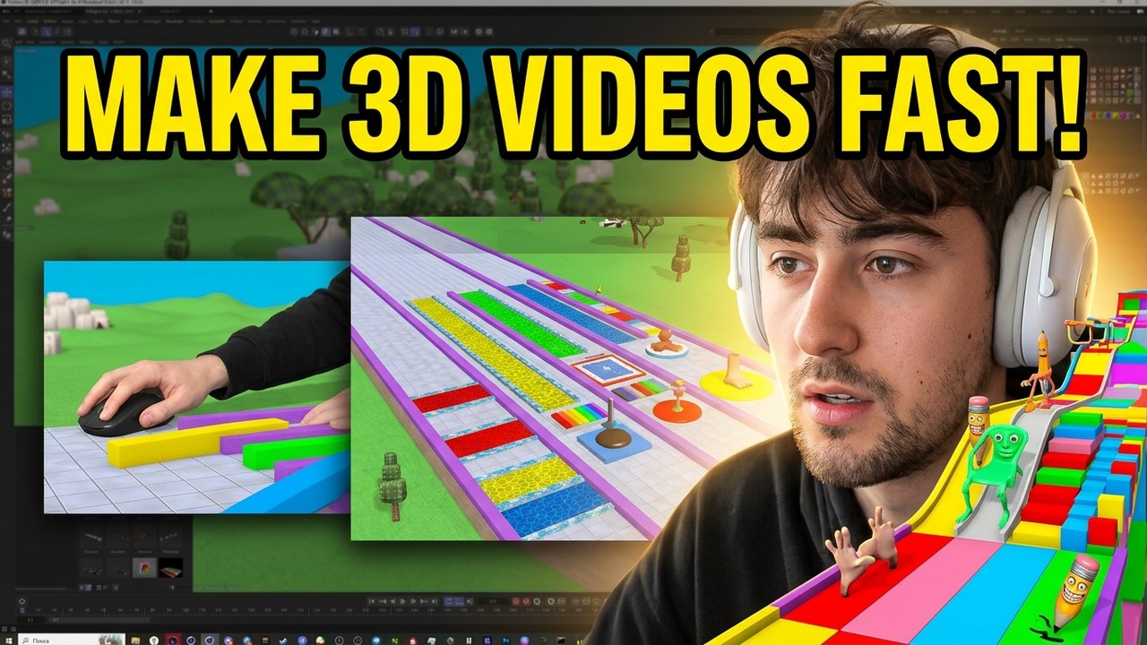 How to make 3D Animation Video | The process of creation | Cinema 4D ...