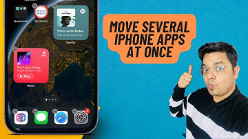 How to Move Multiple iPhone Apps At Once
