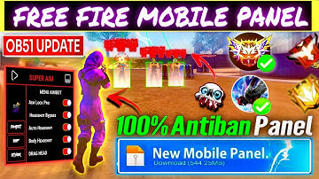 Antiban FF Panel🔥Free Fire Injector🔥Ob51 Free Fire Hack😈FF panel Hack Mobile|FF Hack|FF Injector