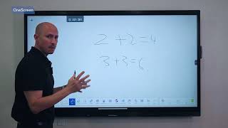 See T7 teaching tools in action - Write, Protractor, Split Screen, Recording