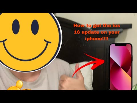 HOW TO GET THE IOS 16 UPDATE ⬆️ 📱 ||ONLY ON IPHONE!!!|| easy steps!