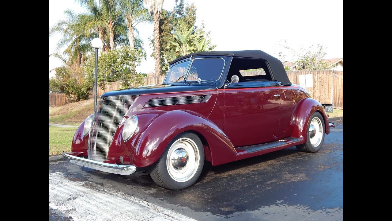 1937 Ford Rumble Seat Cabriolet "The Real Deal" - YouTube