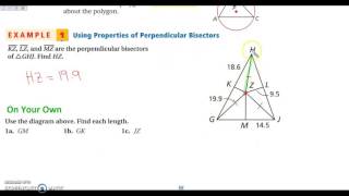 5-2 Bisectors of Triangles