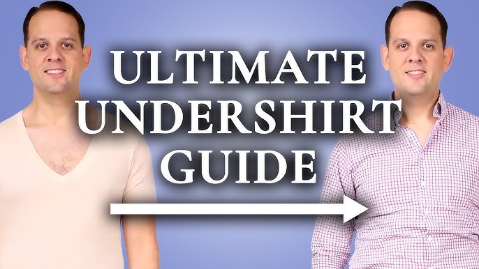 grey undershirt with white dress shirt