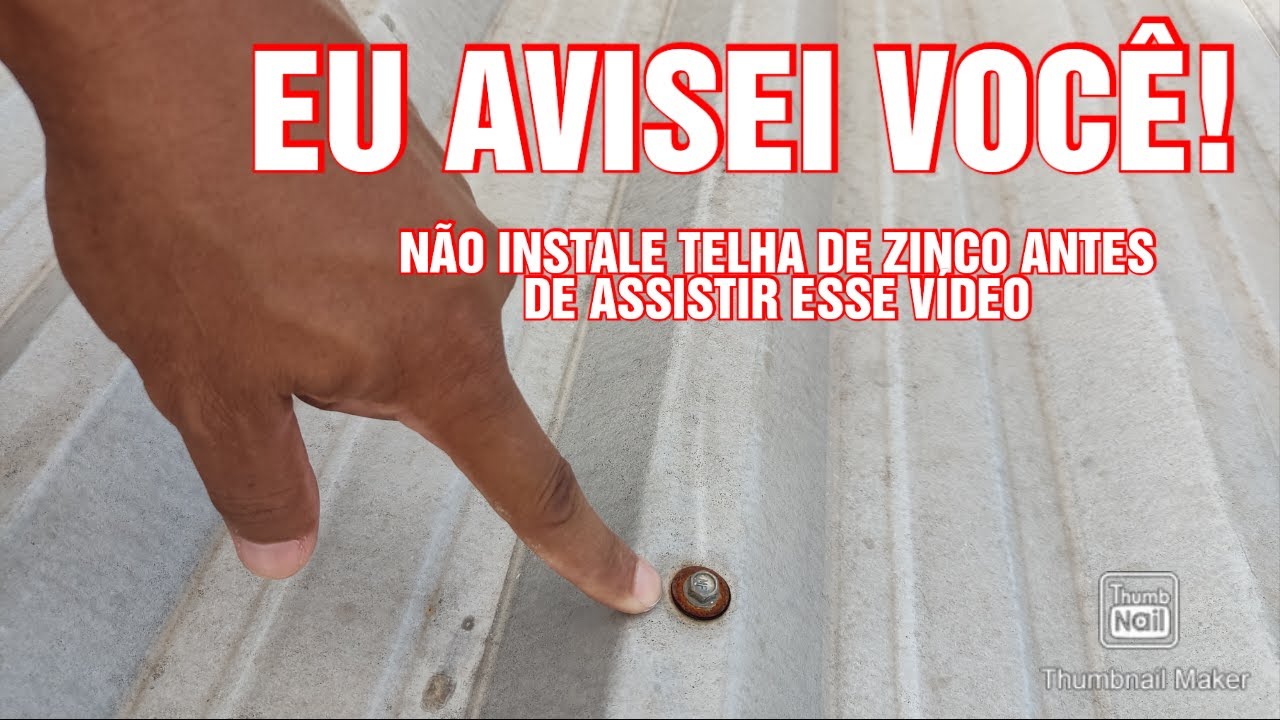 NÃO INSTALE TELHA DE ZINCO COM ISOPOR ANTES DE ASSISTIR ESSE VÍDEO. EU AVISEI VOCÊ!