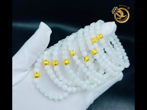 Vòng tay đá MOONSTONE 7,5 – 12mm