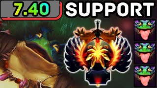 🔥 BROKEN ?! NEW PATCH 7.40 NEW HERO LARGO SUPPORT | DOTA 2 GAMEPLAY 🔥