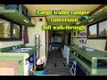 Cargo trailer camper conversion - Full Walk-Through. 16.5 long v-nose.