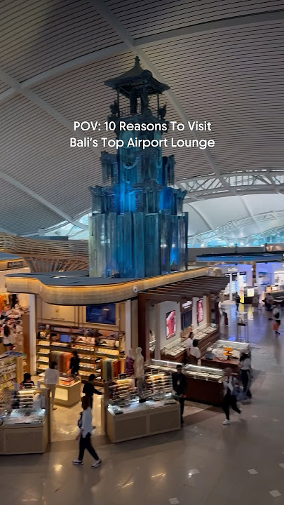 Lounge VIP Paling Menakjubkan di Bandara Bali dengan Makanan Segar dan Smoothie Segar Tanpa Batas | #Bali #Indonesia
