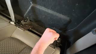 2009-2014 f150 super cab rear seat removal!