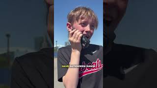 Smartphone Alternative for Kids - Nationwide Range Encrypted Walkie-Talkies