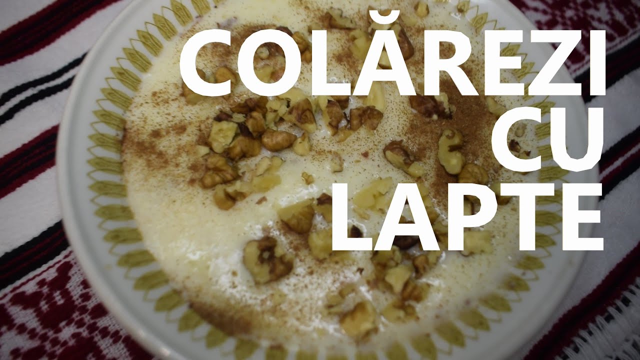 Colarezi cu lapte- dulcele copilariei, dupa reteta mamei