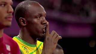 100m through Olympic history 1908 2012
