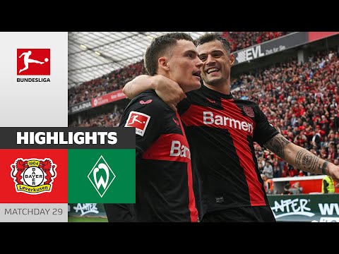 GERMAN CHAMPIONS LEVERKUSEN! 🏆⚽️ | Bayer 04 Leverkusen - SV Werder Bremen 5-0 | Highlights