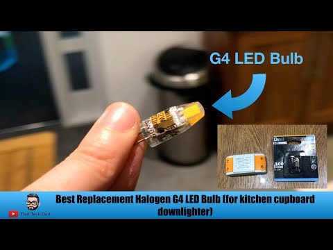 How to Replace a halogen G4 bulb with an LED G4 bulb