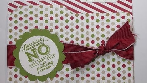 How To Make a File Folder Card with Stampin