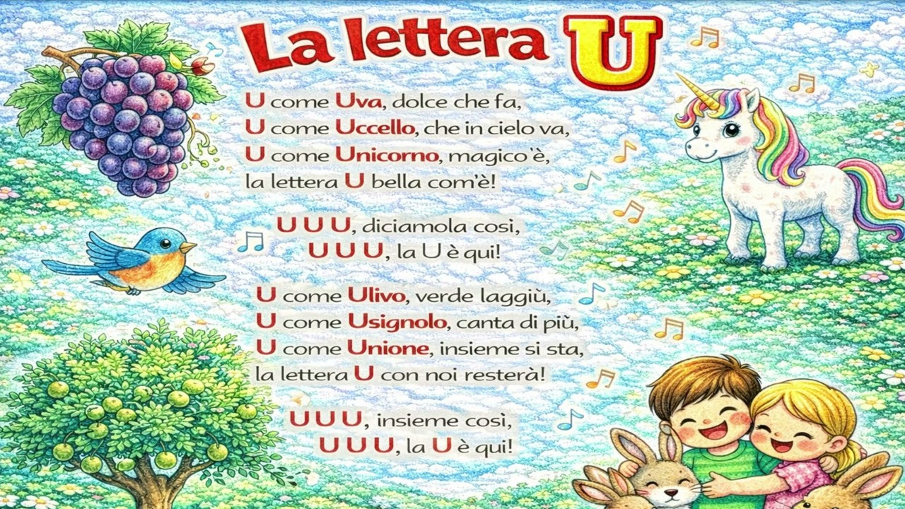 Impariamo la lettera U