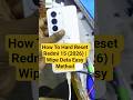 How To Hard Reset Redmi 15 (2026) | Wipe Data Easy Method #shorts