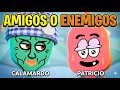 Calamardo y Patricio llegaron a la isla… y salió mejor de lo esperado