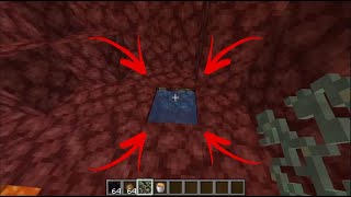 How to place water in the nether in survival mode