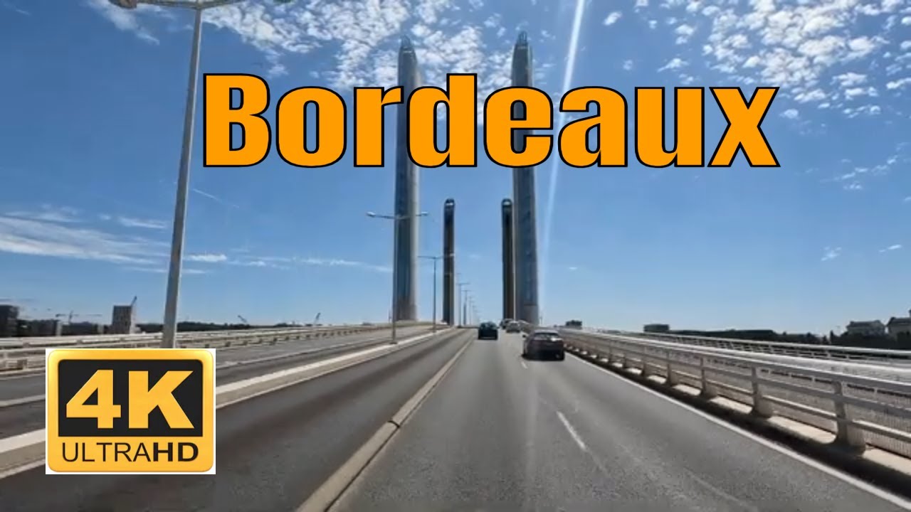 Downtown Bordeaux - Driving- French region