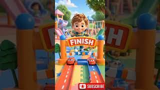 Can You Count the Cars? 🚗 1–5 Racing Fun #kidsvideo #nurseryrhymes #kidyoutuber #kidslife #viral