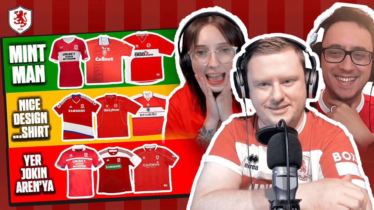 RANKING EVERY MIDDLESBROUGH HOME SHIRT! (The Riverside Era) | Boro Breakdown