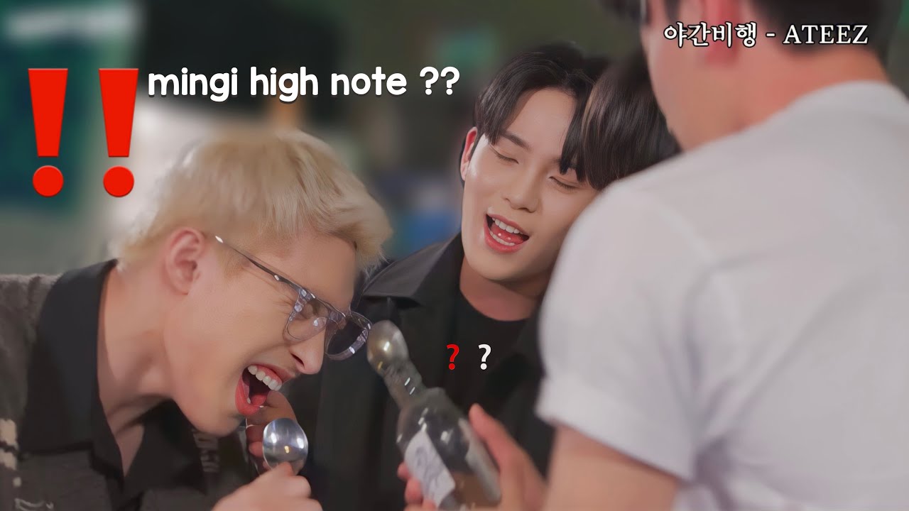 DRUNK ATEEZ singing ‘turbulence’