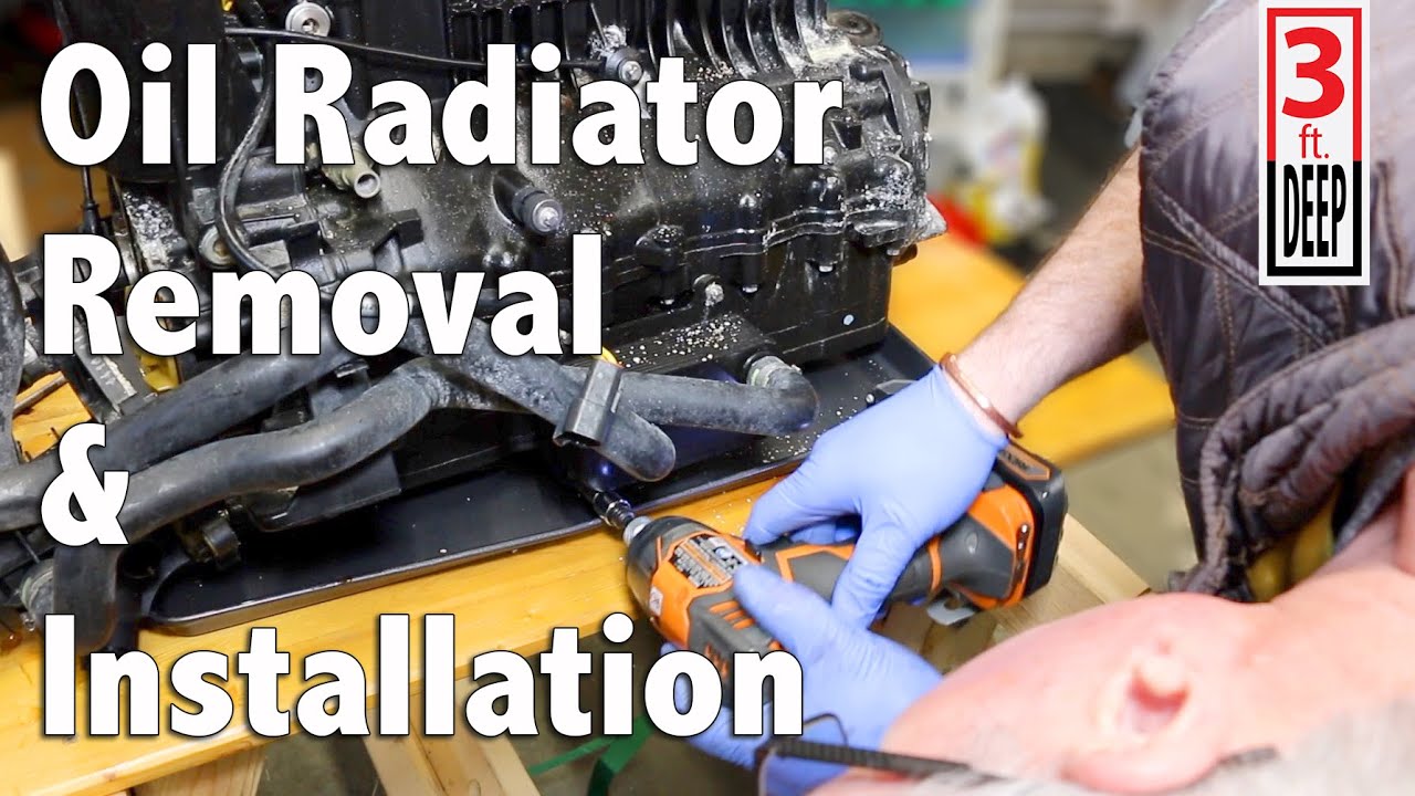How To Remove And Install A SeaDoo Oil Radiator YouTube
