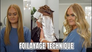 GO TO FOILAYAGE TECHNIQUE - STRAWBERRY BLONDE BALAYAGE